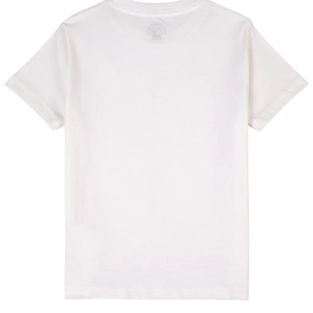 Crewneck Top I Bomullsjersey White>Ralph Lauren