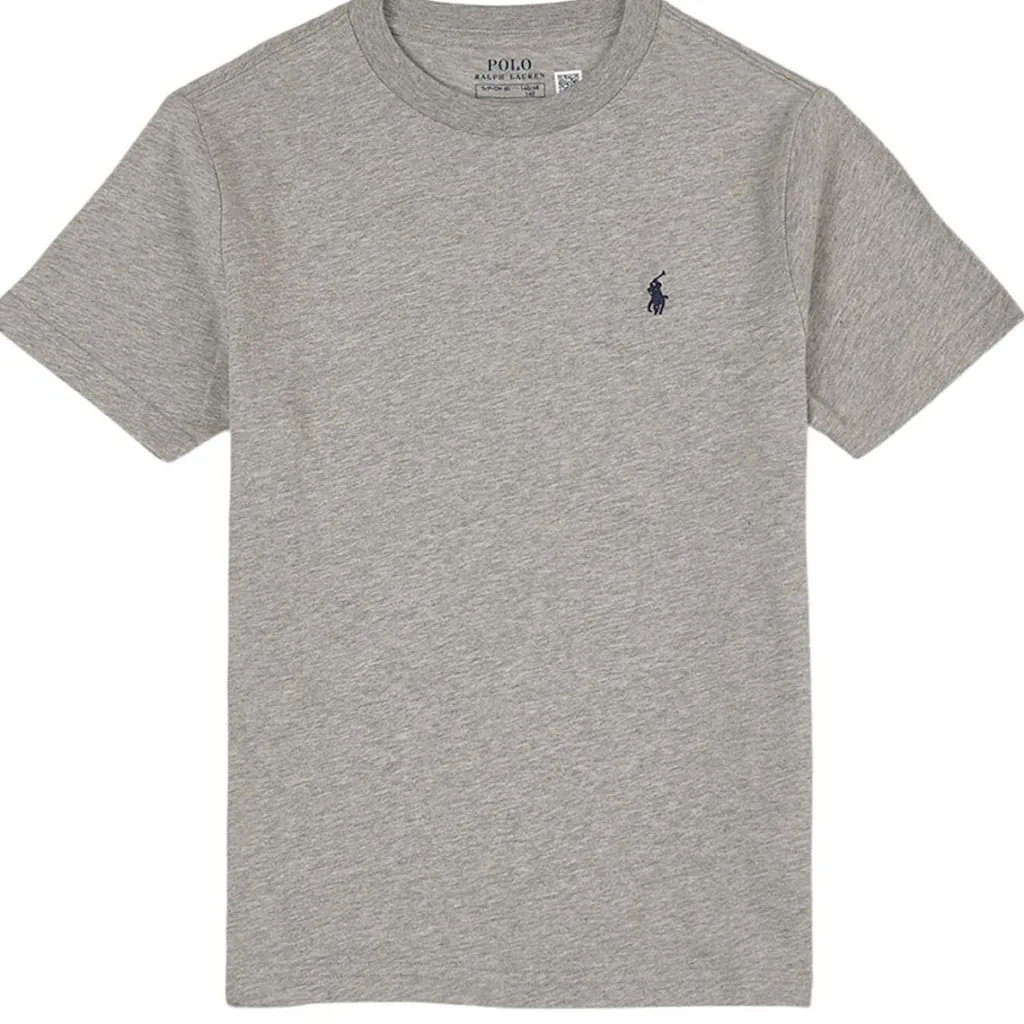 Crewneck Top I Bomullsjersey Andover Heather>Ralph Lauren Hot
