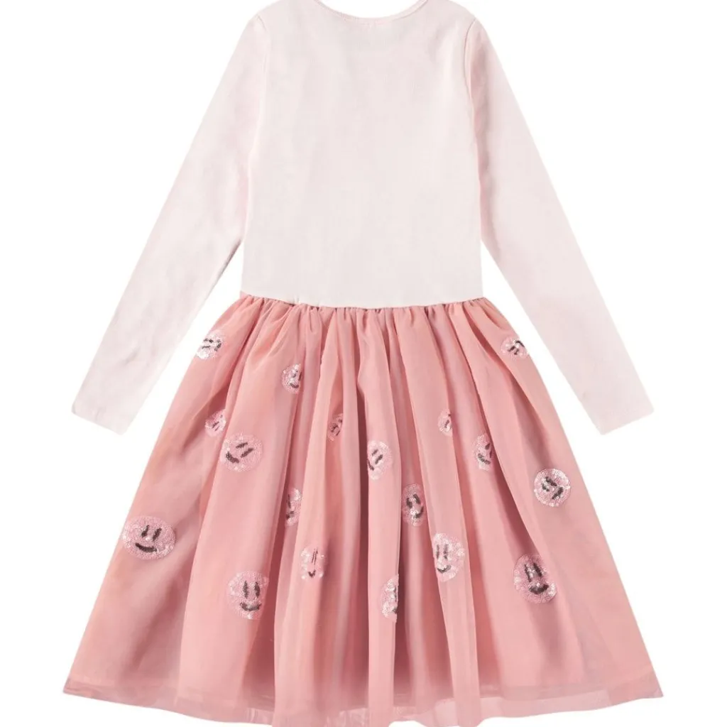 Cyrus Long-Sleeved Dress Charlotte Pink>Molo Discount