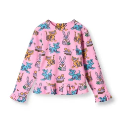 Dabinett With Robot Pets Långärmad T-shirt Pink Lilac>Småfolk
