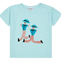Dancing Giants Baby T-shirt Blå>Bobo Choses Clearance