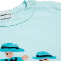 Dancing Giants Baby T-shirt Blå>Bobo Choses Clearance