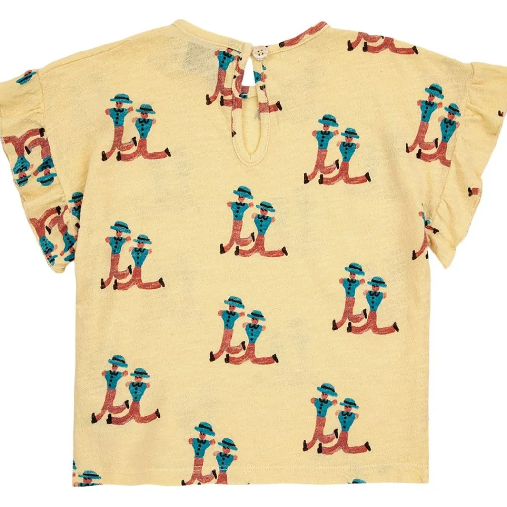 Dancing Giants Baby T-shirt Gul>Bobo Choses Best