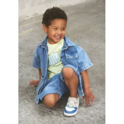 Denim Bermuda Shorts Light Denim Blue><noscript><img width=