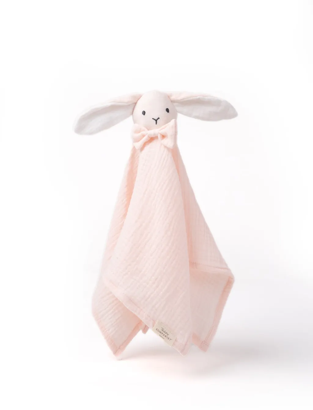 Diinglisar Muslin Snuttefilt Kanin Baby Pink>Teddykompaniet