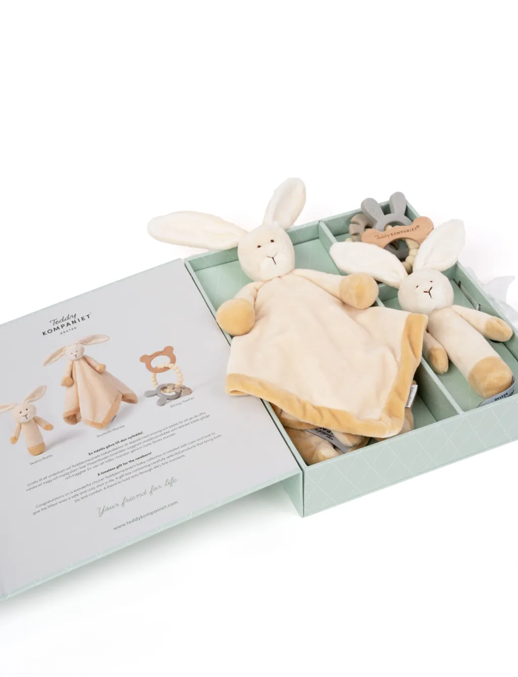 Diinglisar Presentbox Kanin Beige>Teddykompaniet New