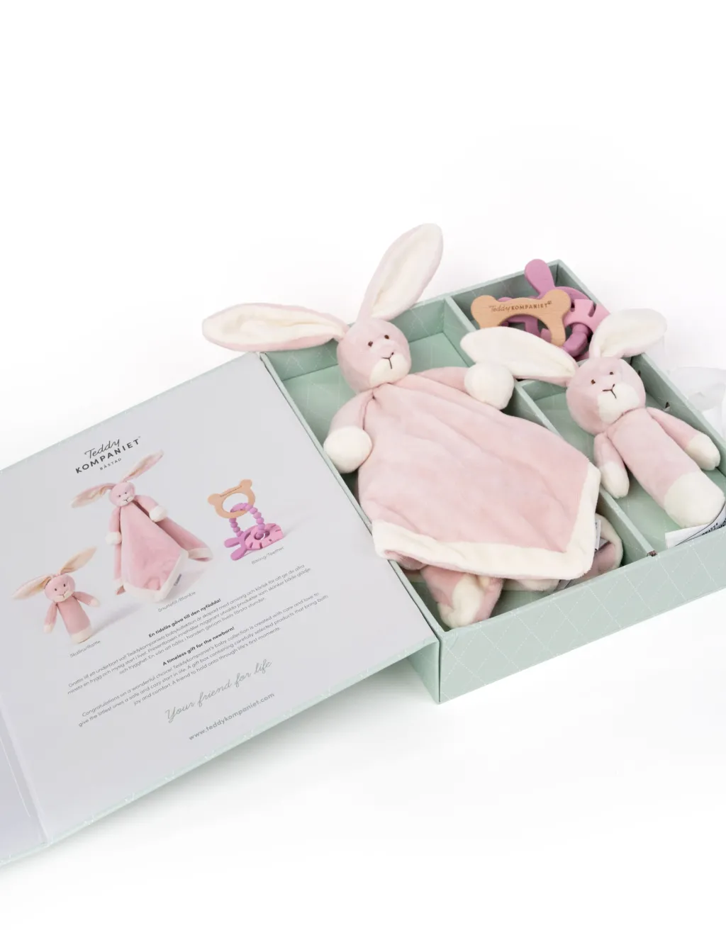 Diinglisar Presentbox Kanin Pink>Teddykompaniet