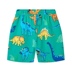Dinosaurs Shorts Teal>Småfolk New