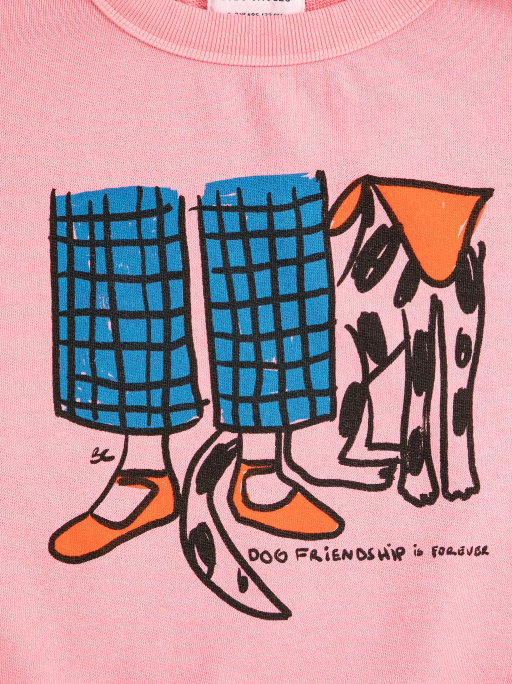Dog Friendship Sweatshirt Pink>Bobo Choses Clearance