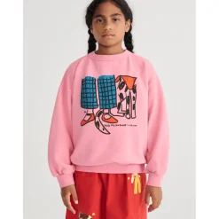 Dog Friendship Sweatshirt Pink><noscript><img width=