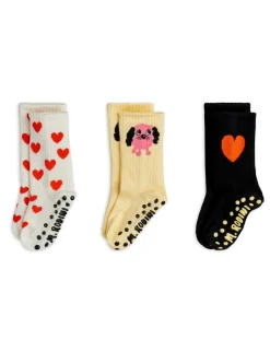 Doggie 3-pack Strumpor Med Halkskydd Multi>Mini Rodini Online