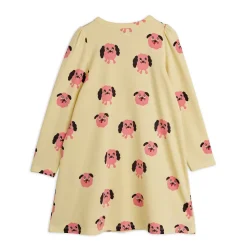 Doggies Långärmad Klänning Yellow>Mini Rodini Clearance