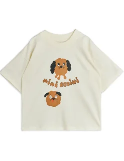Doggies T-shirt Off-white>Mini Rodini Discount