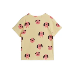Doggies T-shirt Yellow>Mini Rodini Clearance