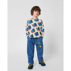 Doggy Mate All Over Långärmad T-shirt Offwhite><noscript><img width=
