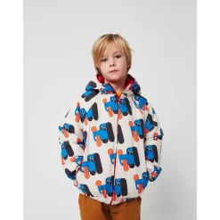 Doggy Mate All Over Vändbar Jacka Offwhite>Bobo Choses