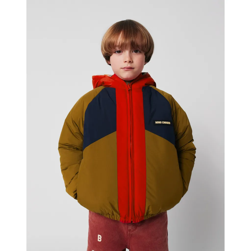Doggy Mate All Over Vändbar Jacka Offwhite>Bobo Choses