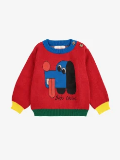 Doggy Mate Jacquard-jumper Red><noscript><img width=