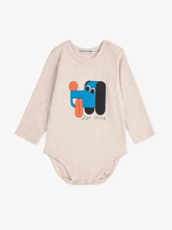 Doggy Mate Långärmad Body Offwhite>Bobo Choses New