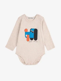 Doggy Mate Långärmad Body Offwhite>Bobo Choses New
