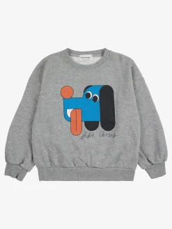Doggy Mate Sweatshirt Heather Grey>Bobo Choses Clearance
