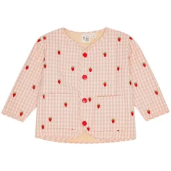 Dolly Jacka Pink Berry Gingham>Flöss Clearance