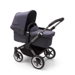 Donkey 5 Mono Komplett Barnvagn Graphite/Stormy Blue><noscript><img width=