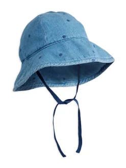 Dots Solhatt I Denim Blue>Mini Rodini Best