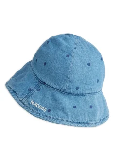 Dots Solhatt I Denim Blue>Mini Rodini Best