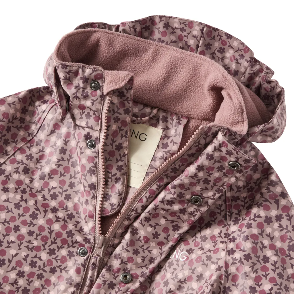Douglas Fodrad Regnoverall Lilac Flower>Kuling Online