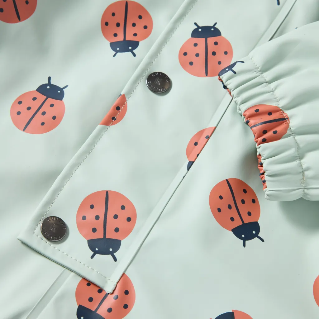 Douglas Fodrad Regnoverall Pale Green Ladybug>Kuling New