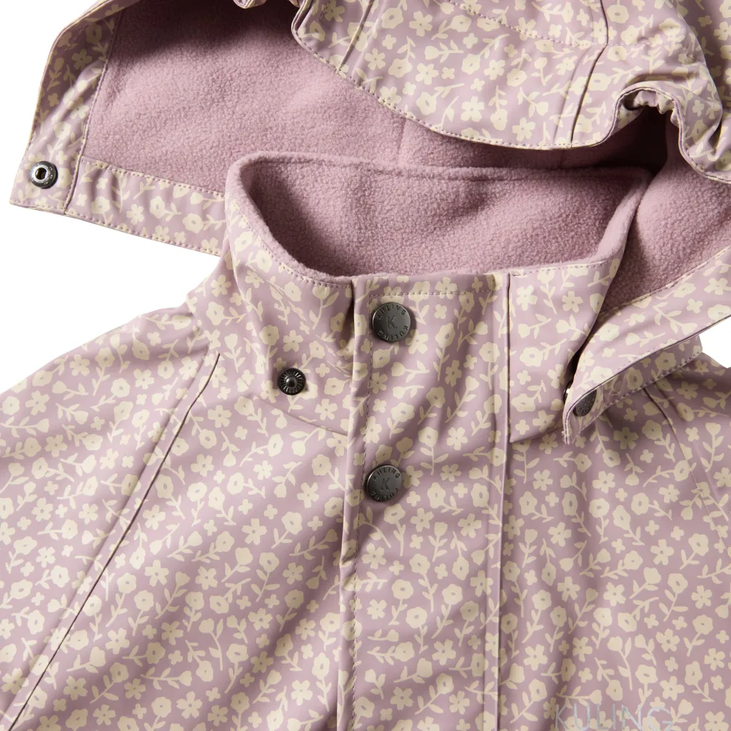 Douglas Fodrad Regnoverall Purple Mauve Flower>Kuling Discount