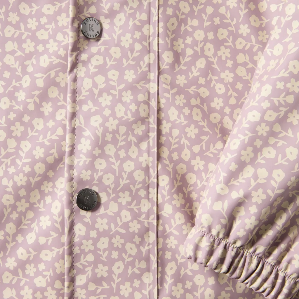 Douglas Fodrad Regnoverall Purple Mauve Flower>Kuling Discount