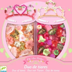 Duo Pärlkit - Tiaror Pink>Djeco Hot