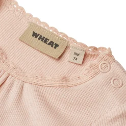 Edna Ribbad Kortärmad Baby Body Powder><noscript><img width=