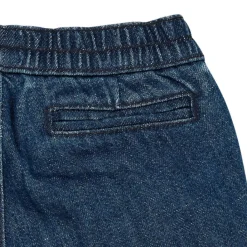 Ekologiska Bomulls Babyjeans Dark Indigo Blue Washed><noscript><img width=