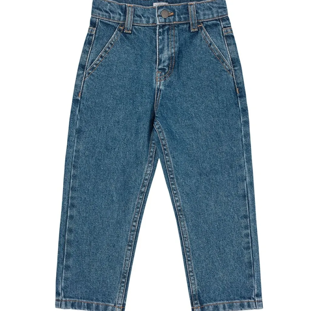 Ekologiska Bomullsjeans Indigo Blue Washed>Copenhagen Colors