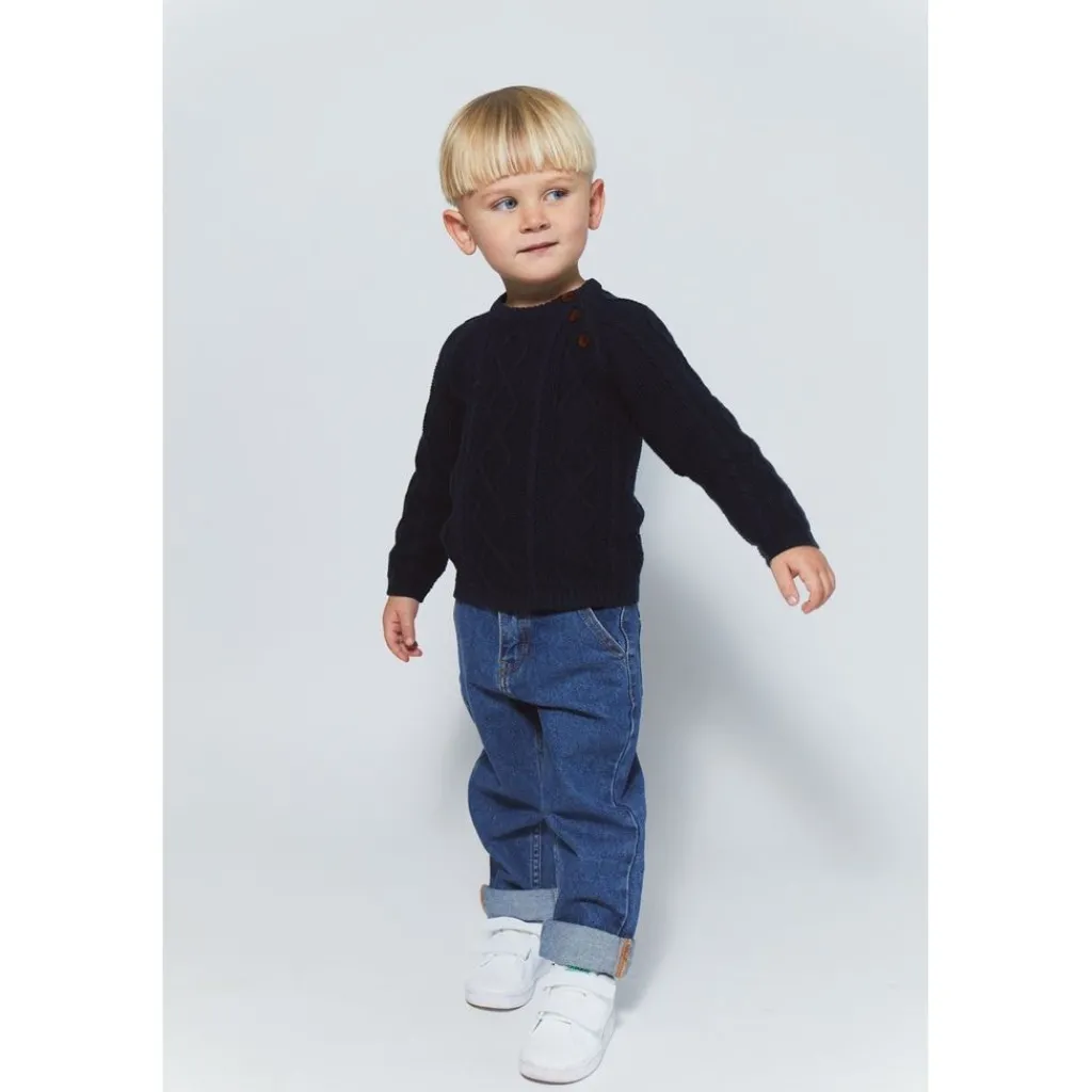 Ekologiska Bomullsjeans Indigo Blue Washed>Copenhagen Colors