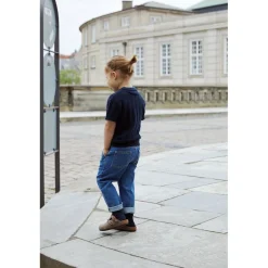 Ekologiska Bomullsjeans Indigo Blue Washed><noscript><img width=