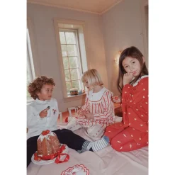 Ellen Klänning Poppy Red/soft White><noscript><img width=