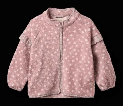 Ellena Fleecejacka Rosewood Dots>Wheat