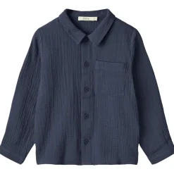 Elmo Långärmad Skjorta Insignia Blue>Fliink Outlet