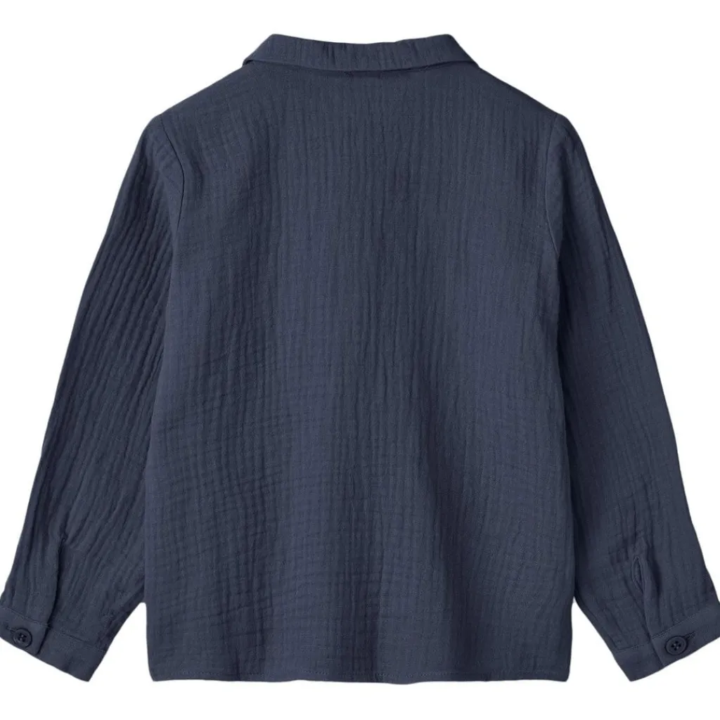 Elmo Långärmad Skjorta Insignia Blue>Fliink Outlet