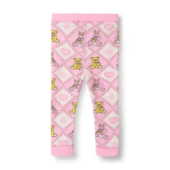 Elstar Leggings För Baby Med Nallebjörnar Rosa Lace><noscript><img width=
