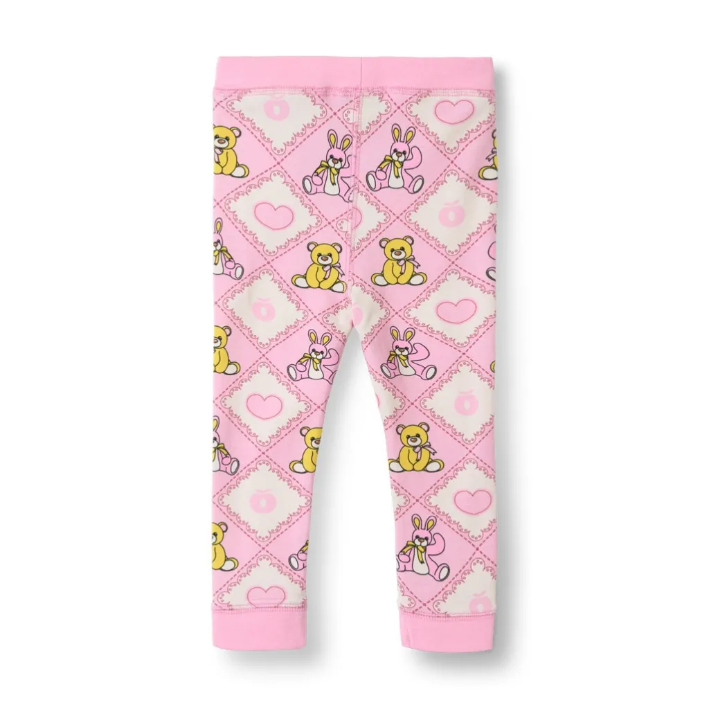 Elstar Leggings För Baby Med Nallebjörnar Rosa Lace>Småfolk Online