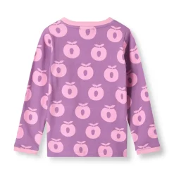Elstar Långärmad Topp Med Äpplen Lila Purple Iris><noscript><img width=