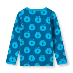 Elstar Långärmad Topp Med Äpplen Blå Vivid Blue><noscript><img width=