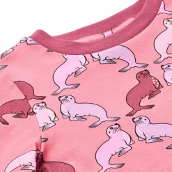 Elstar Långärmad Topp Med Sjölejon Rosa Mauve Rose><noscript><img width=