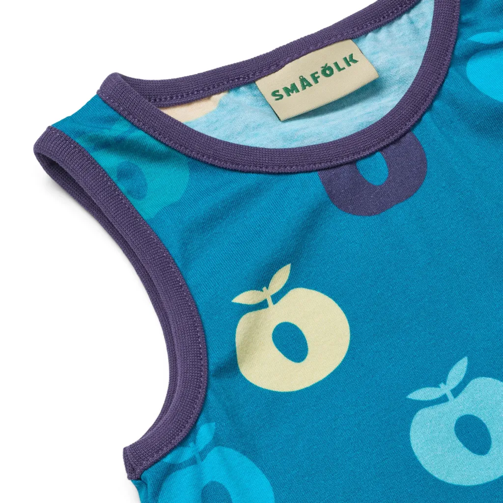 Elstar Underwear Set with Apples Solid blue>Småfolk Clearance