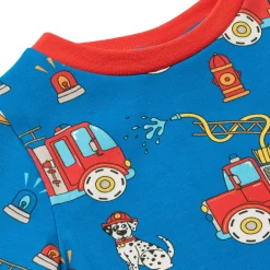 Elstar With Fire Truck Långärmad T-shirt Brilliant Blue><noscript><img width=